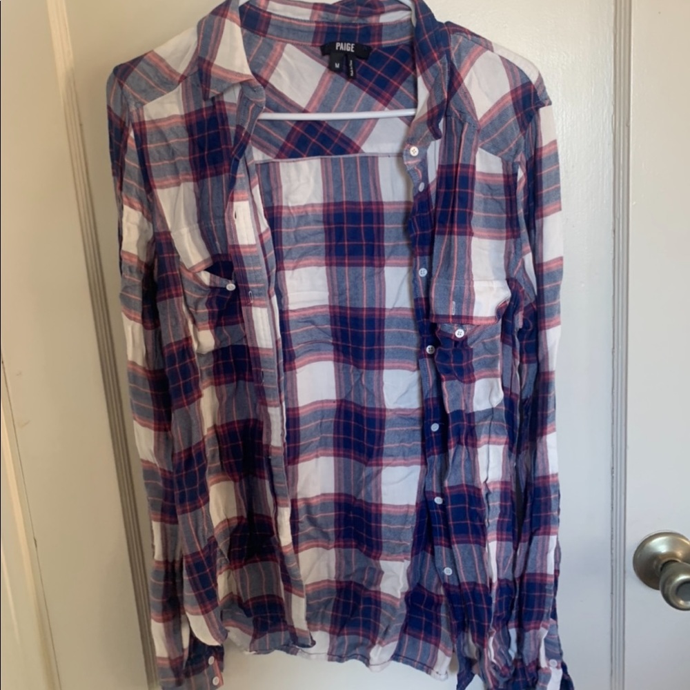 Paige button up flannel